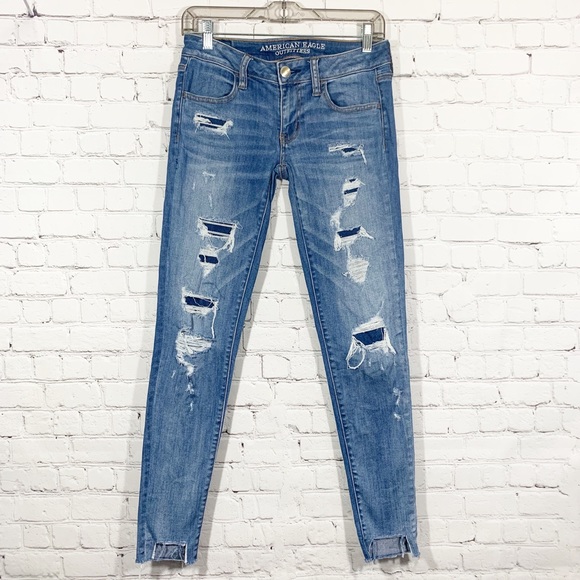 American Eagle Outfitters Denim - American Eagle Jeans Super Low Jegging